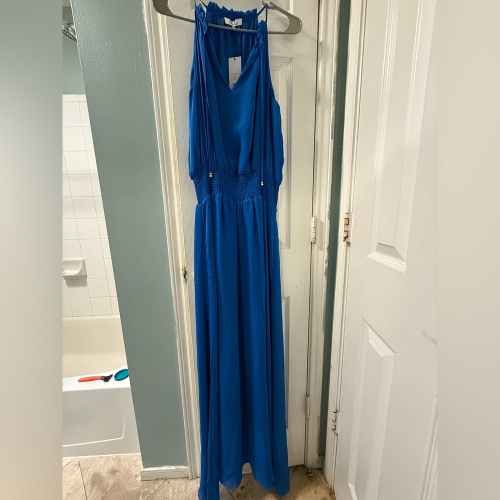 Parker maxi blue dress